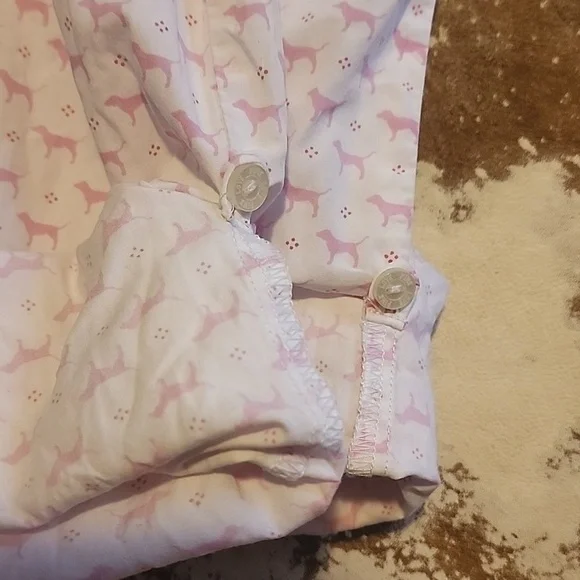 Y2K Pink VS All This And Brains Too Sleeper Pants. Size: L - Picture 12 of 15